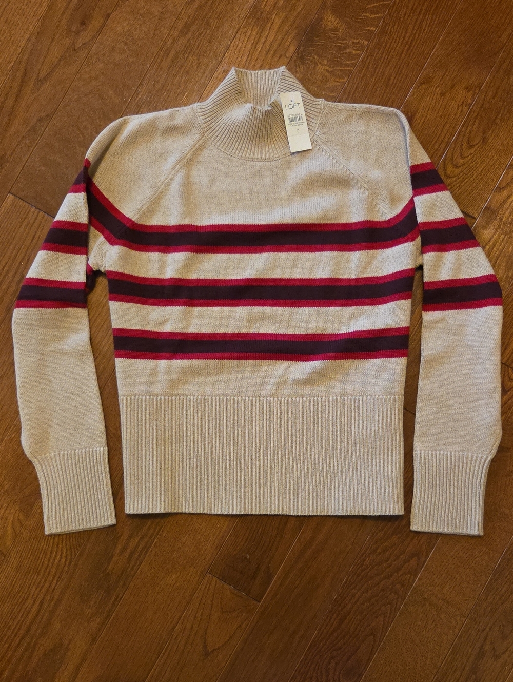 LOFT Mock Neck Sweater